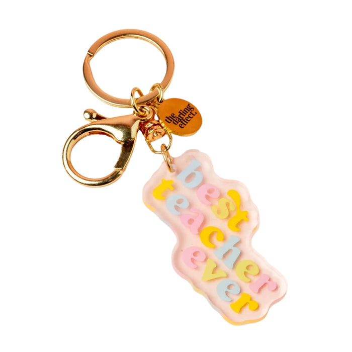 Best Teacher Ever Key Chain