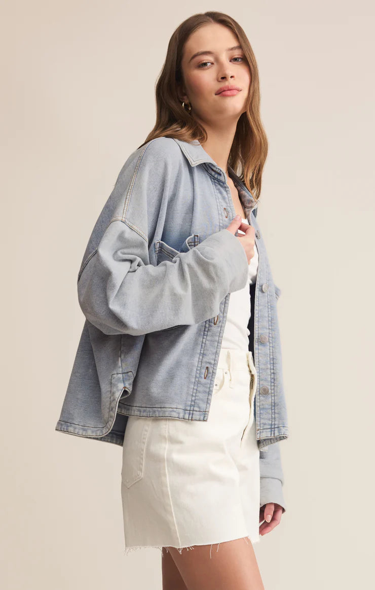 All Day Cropped Knit Jacket
