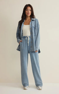 All Day Knit Denim Jacket Ocean Air Indigo
