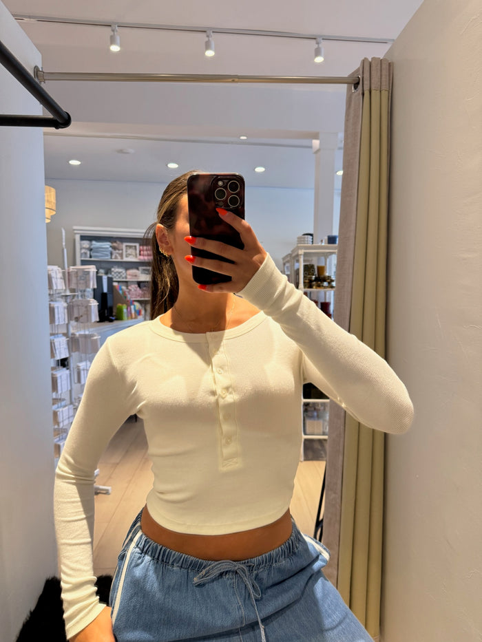 All In Henley Top Sandstone