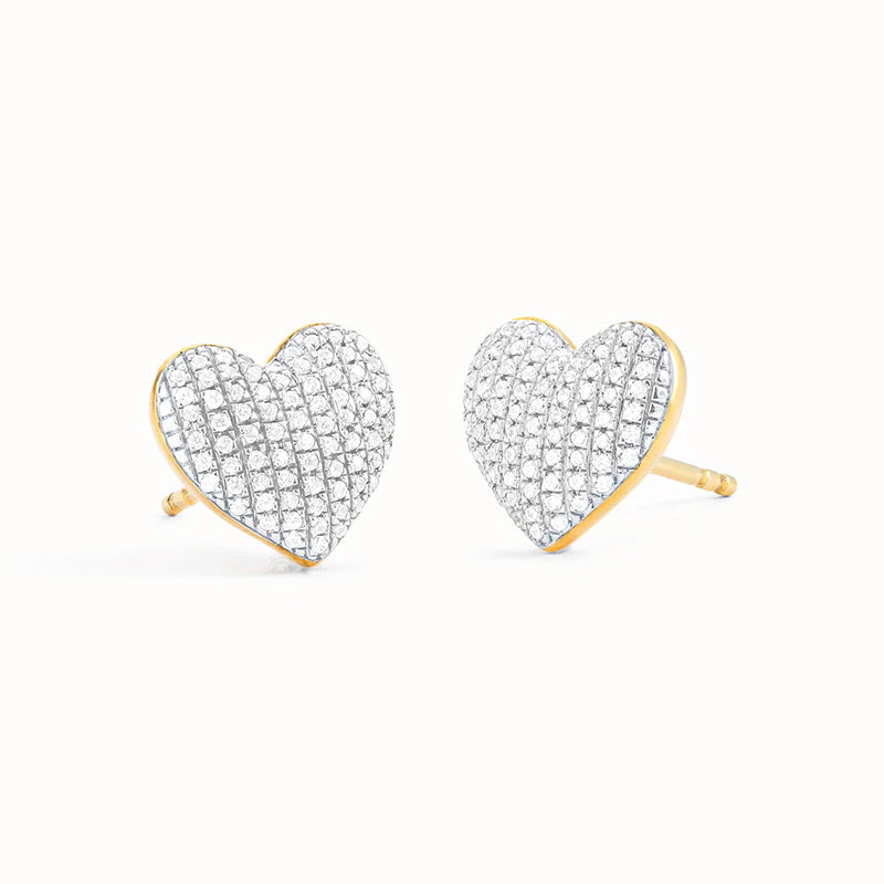 All My Love Stud Gold Earrings