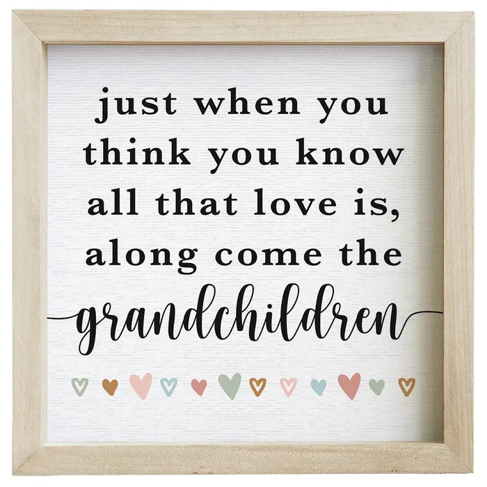 Along Come Grandchildren Sign