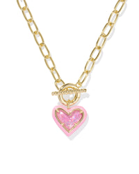 Ari Heart Link Chain Necklace