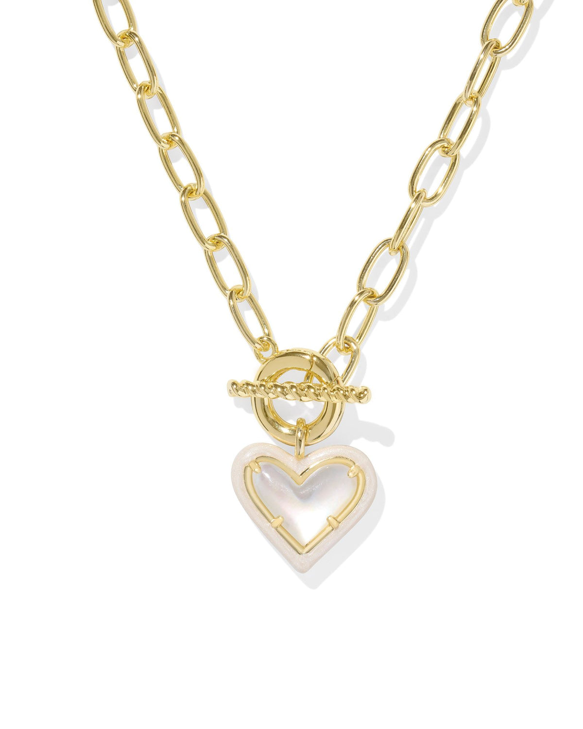 Ari Heart Link Chain Necklace