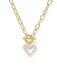 Ari Heart Link Chain Necklace