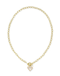 Ari Heart Link Chain Necklace