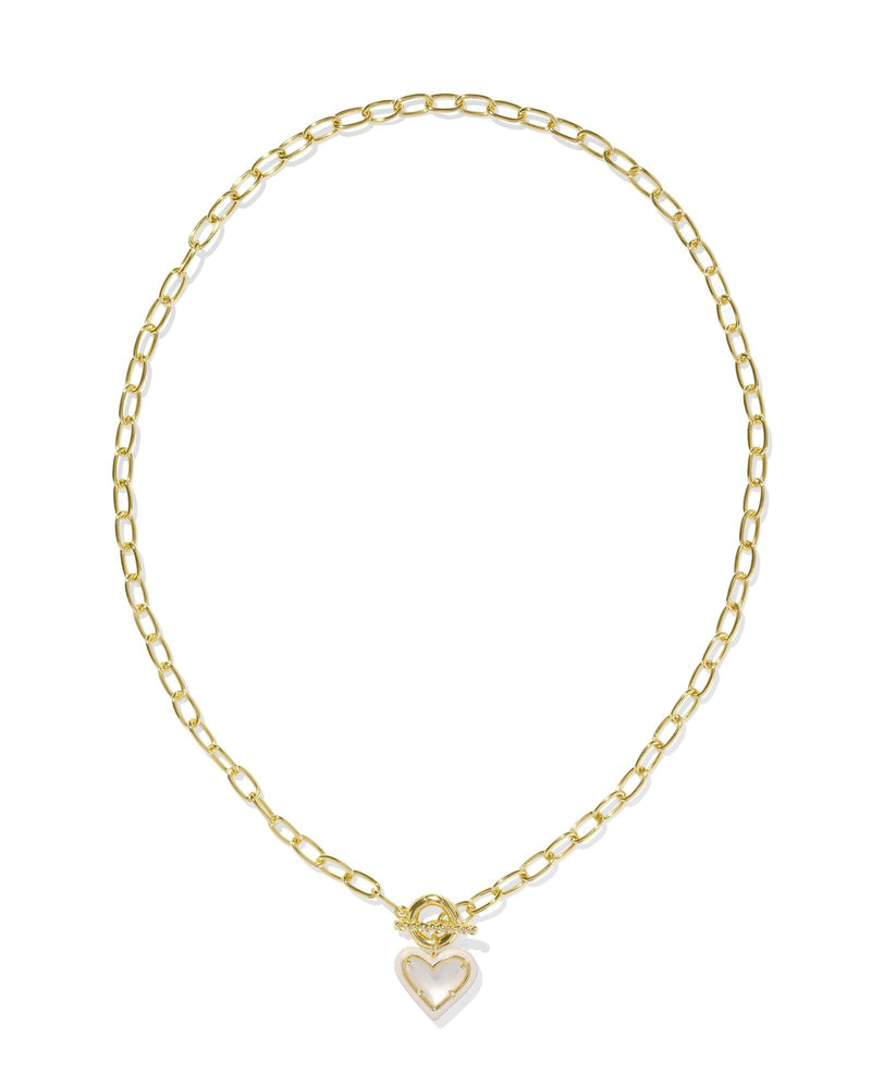 Ari Heart Link Chain Necklace