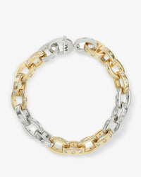 Ashley Chain Link Bracelet in Two Toned