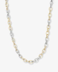 Ashley Chain Link Necklace in Two Toned
