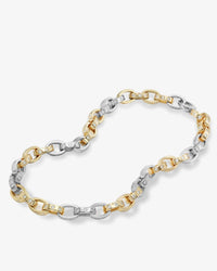 Ashley Chain Link Necklace in Two Toned