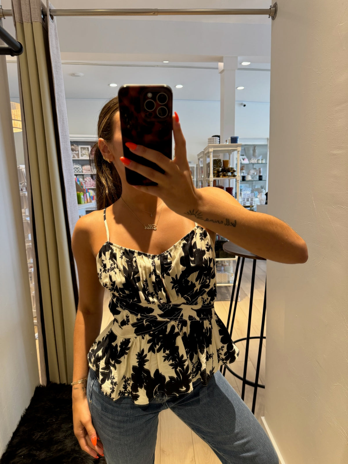 Athena Peplum Top