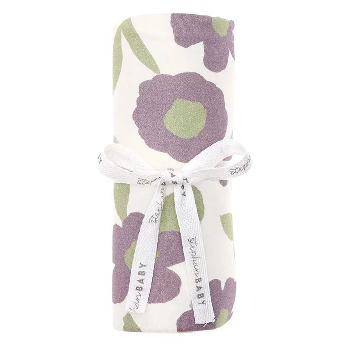 Baby Blanket Purple Floral