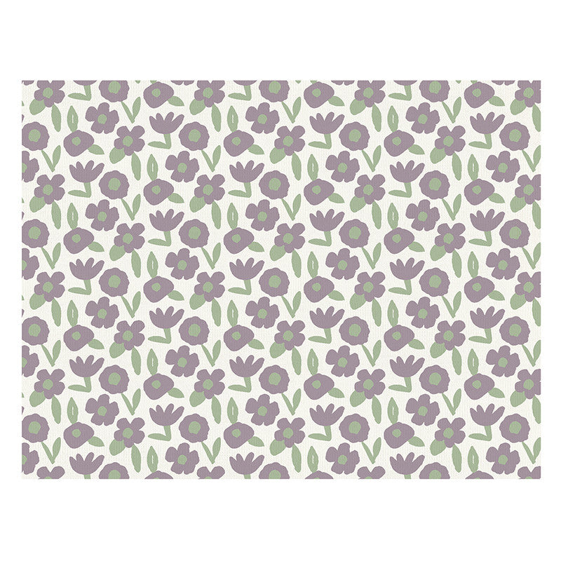 Baby Blanket Purple Floral