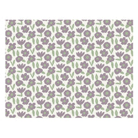 Baby Blanket Purple Floral