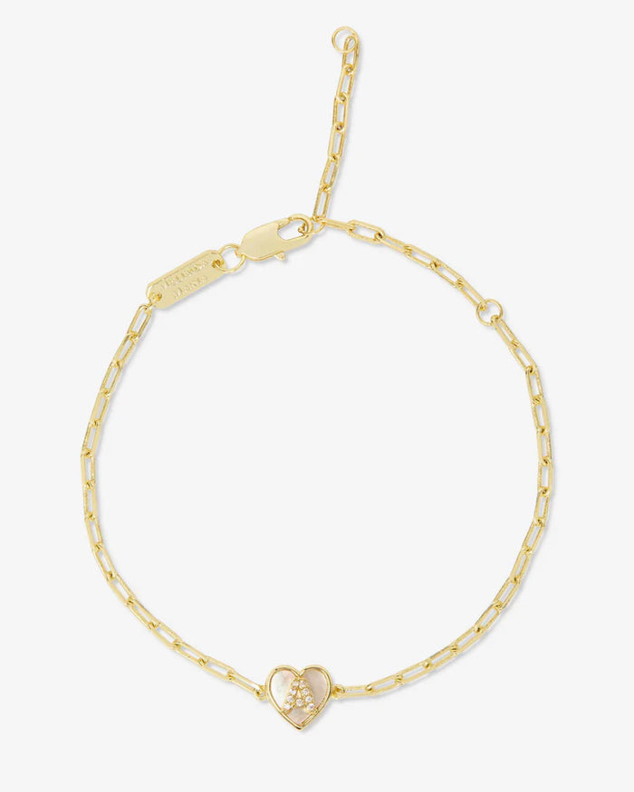 Baby Love Letters Heart Bracelet