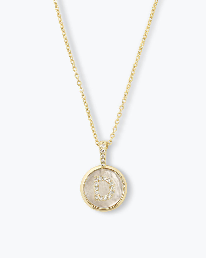 Baby Love Letters Medallion Necklace