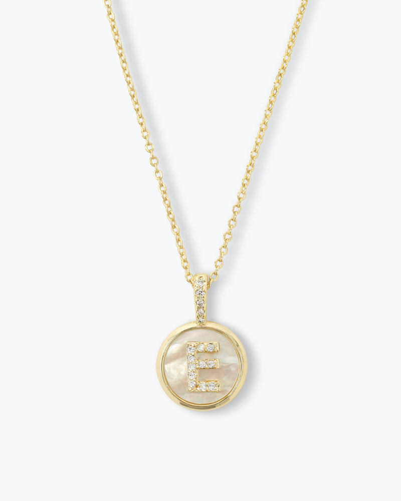 Baby Love Letters Medallion Necklace