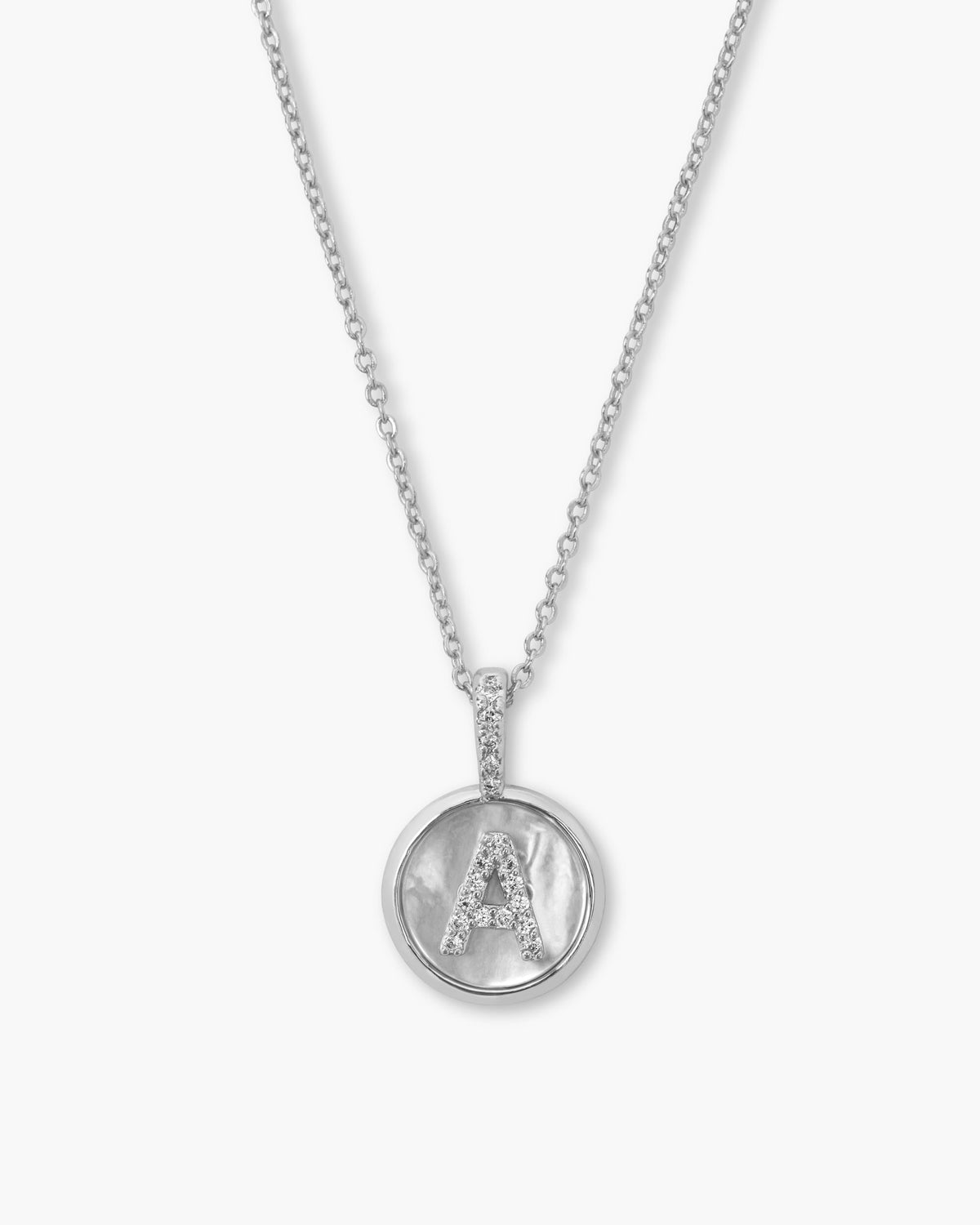 Baby Love Letters Medallion Necklace