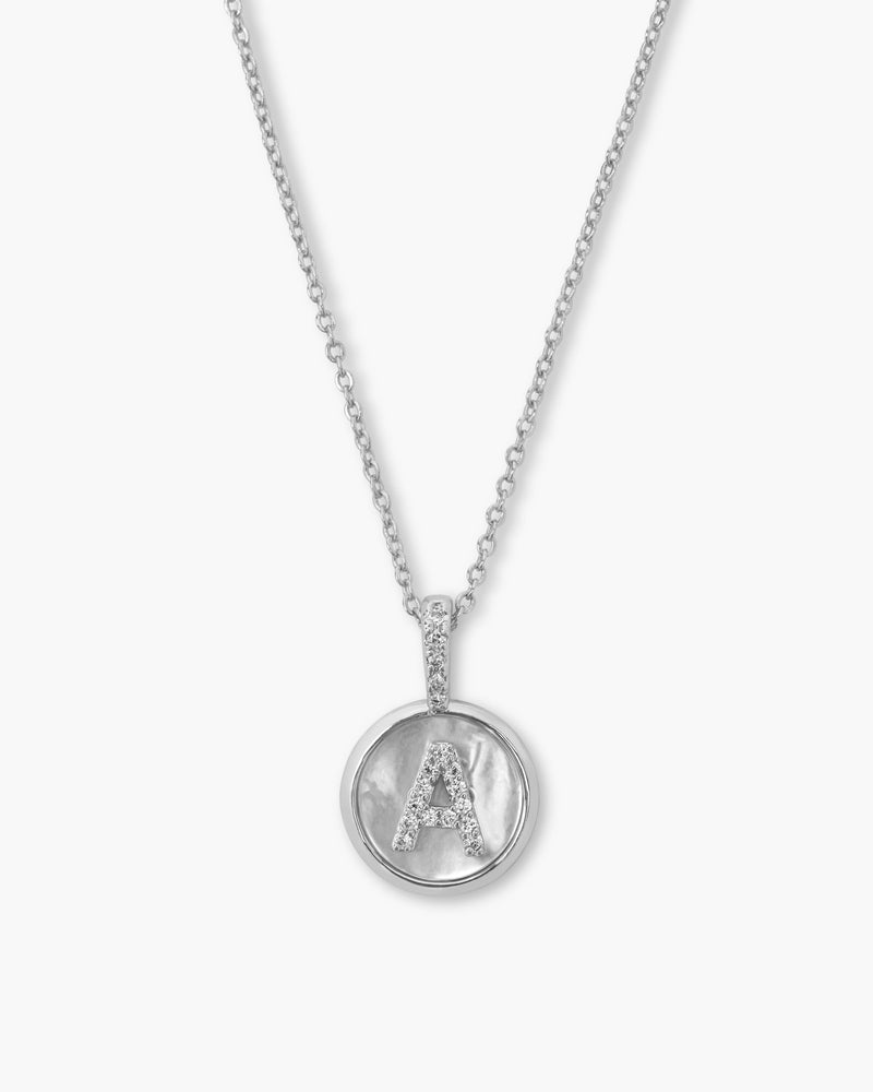 Baby Love Letters Medallion Necklace