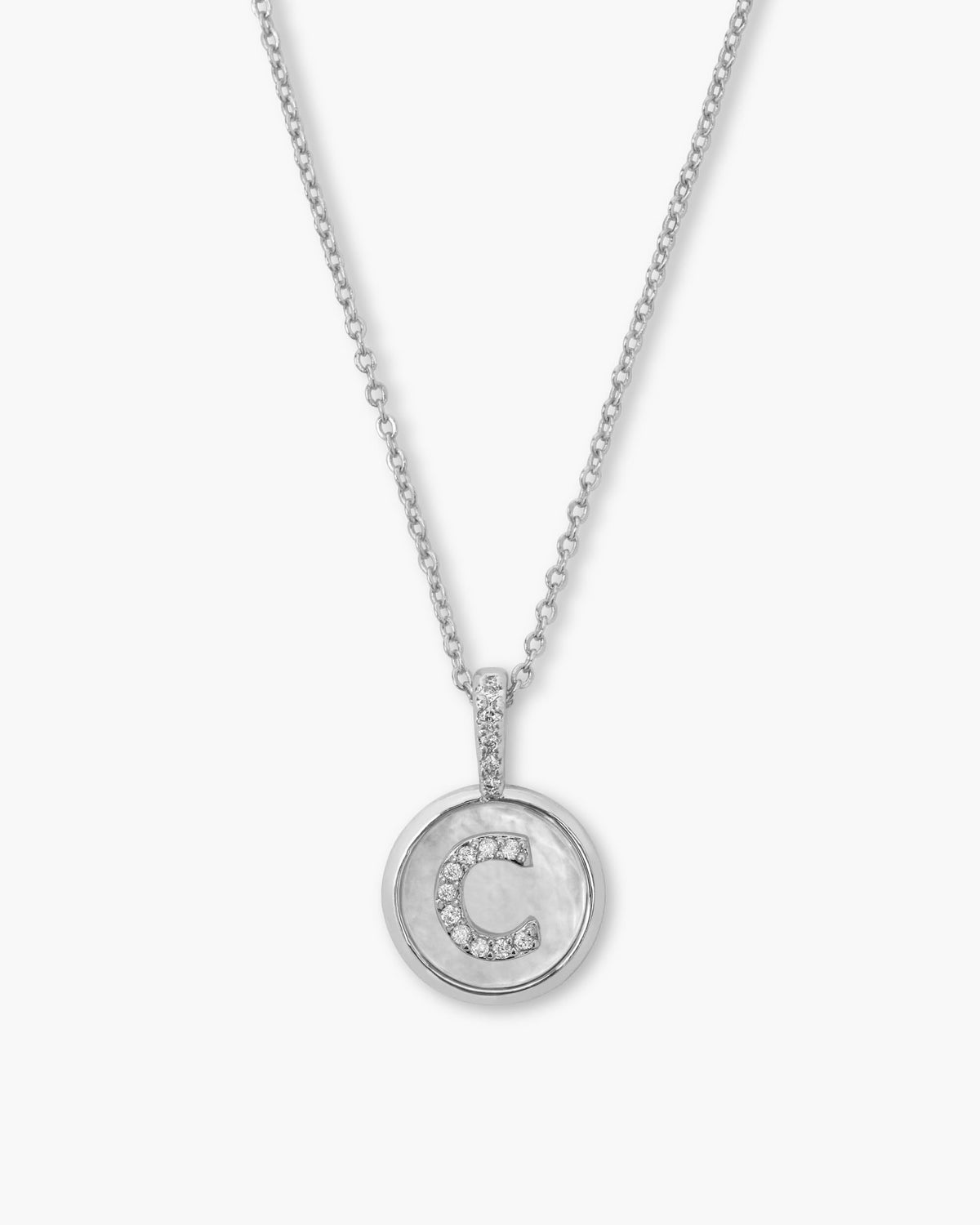 Baby Love Letters Medallion Necklace