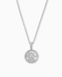 Baby Love Letters Medallion Necklace