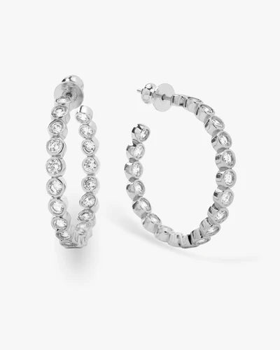 Baroness Hoops Silver White 1.25"