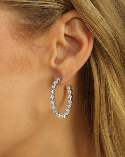 Baroness Hoops Silver White 1.25"