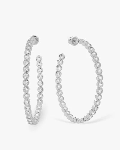 Baroness Hoops Silver White 2"