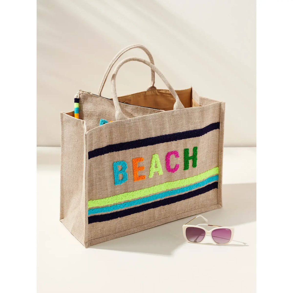 "Beach" Beach Bag