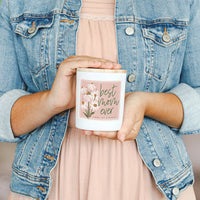 Best Mom Daisies Candle