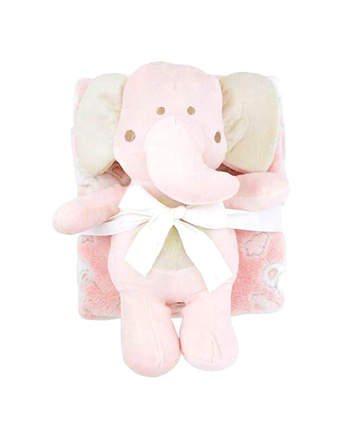 Blanket Toy Set Pink Elephant