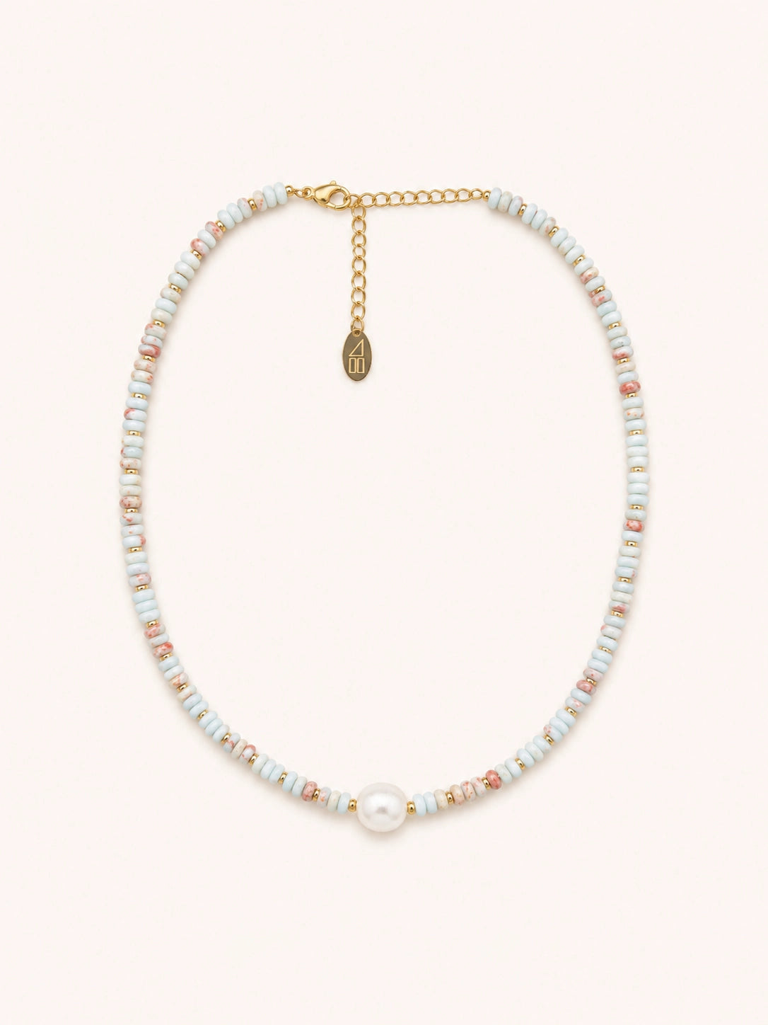 Equestrian Bit Natural Stone Necklace