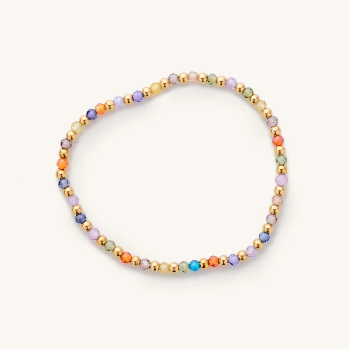 Multi Crystal Beaded Bracelet