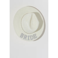 Ivory Bride Rhinestone Hat