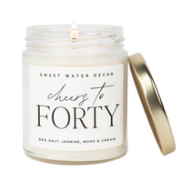 Cheers to Forty 9 oz Soy Candle