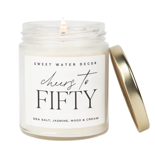 Cheers to Fifty 9 oz Soy Candle