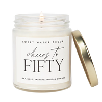 Cheers to Fifty 9 oz Soy Candle
