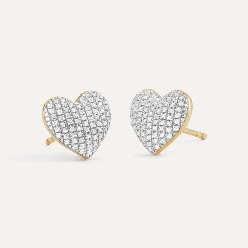 All My Love Stud Gold Earrings