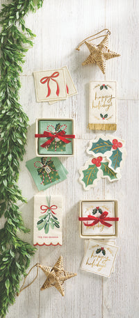 Ceramic Holiday Napkin Tray