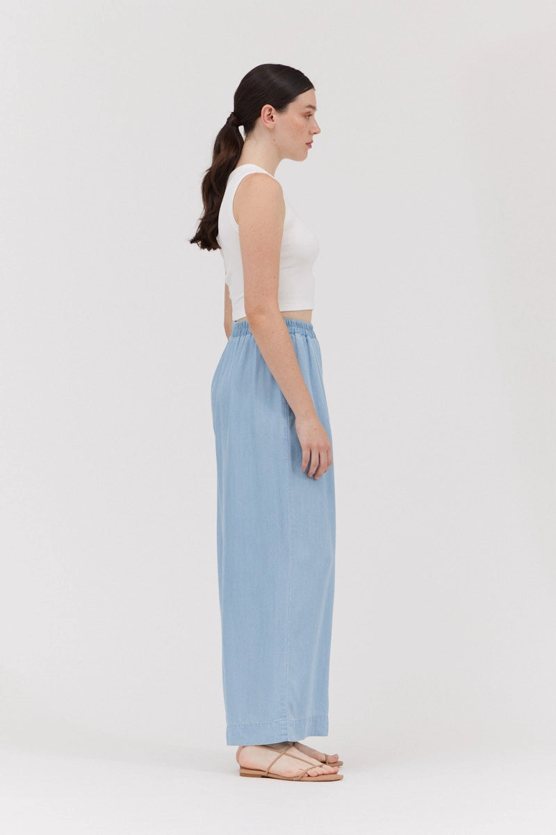 Chambray Pants