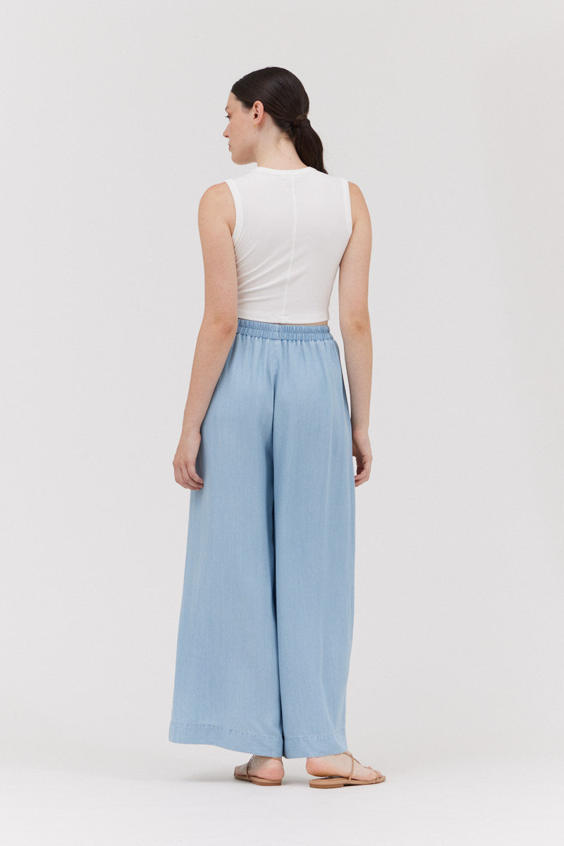 Chambray Pants