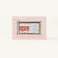 Champagne Bellini Mixer Trio, Strawberry & Raspberry