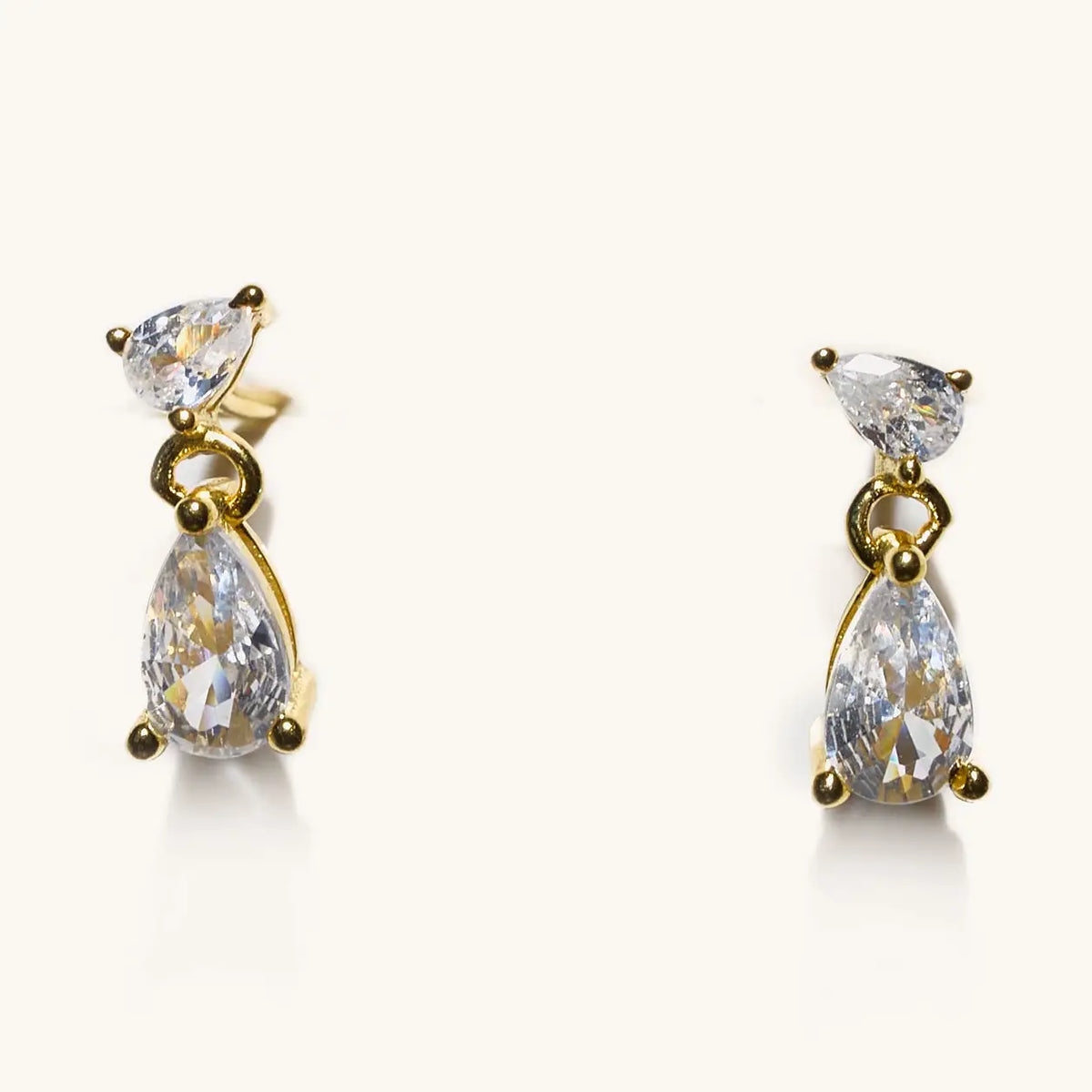 Charlie Gem Dangle Studs
