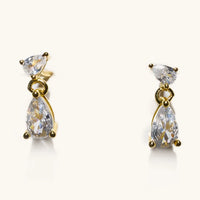 Charlie Gem Dangle Studs