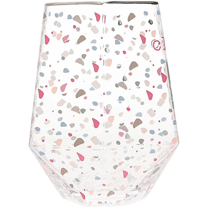Cheers to 21 Geometric Glass