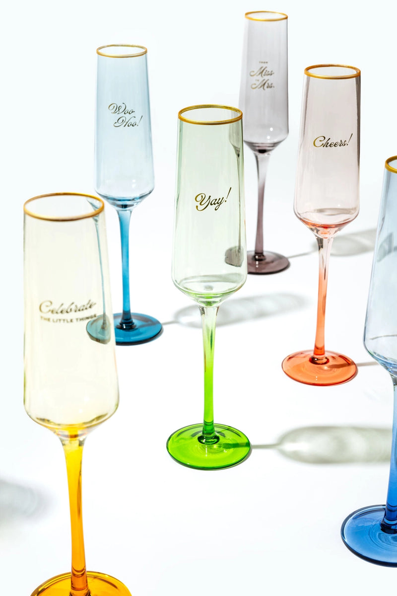 Cheers! Champagne Flute