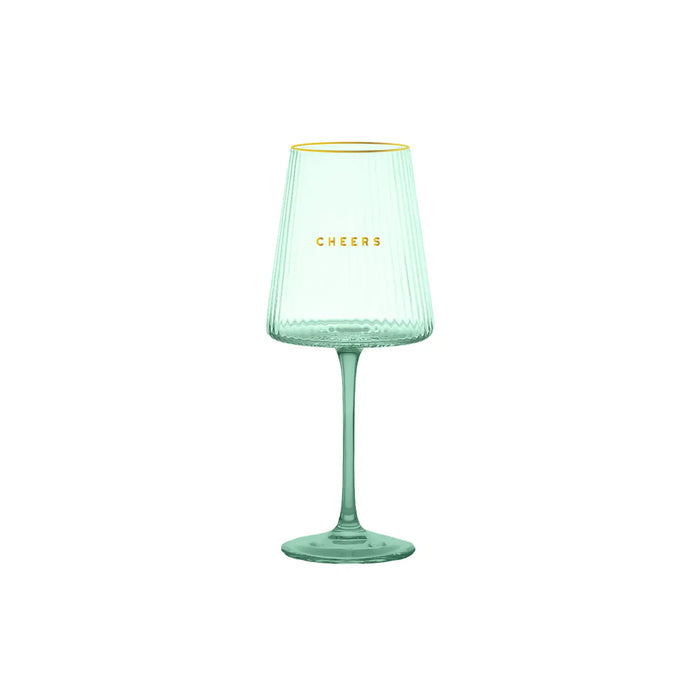 Cheers Wine Glass