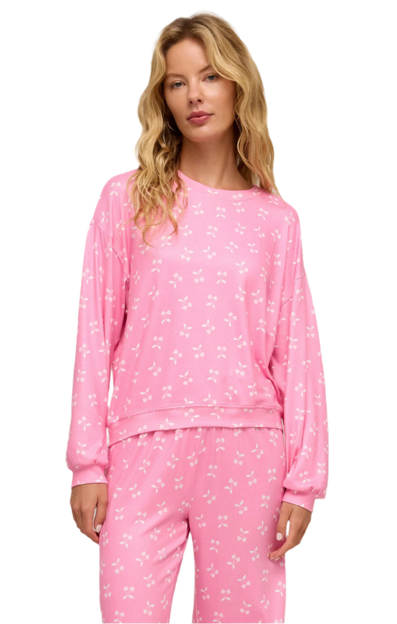 Cherry Top Pink Long Sleeve