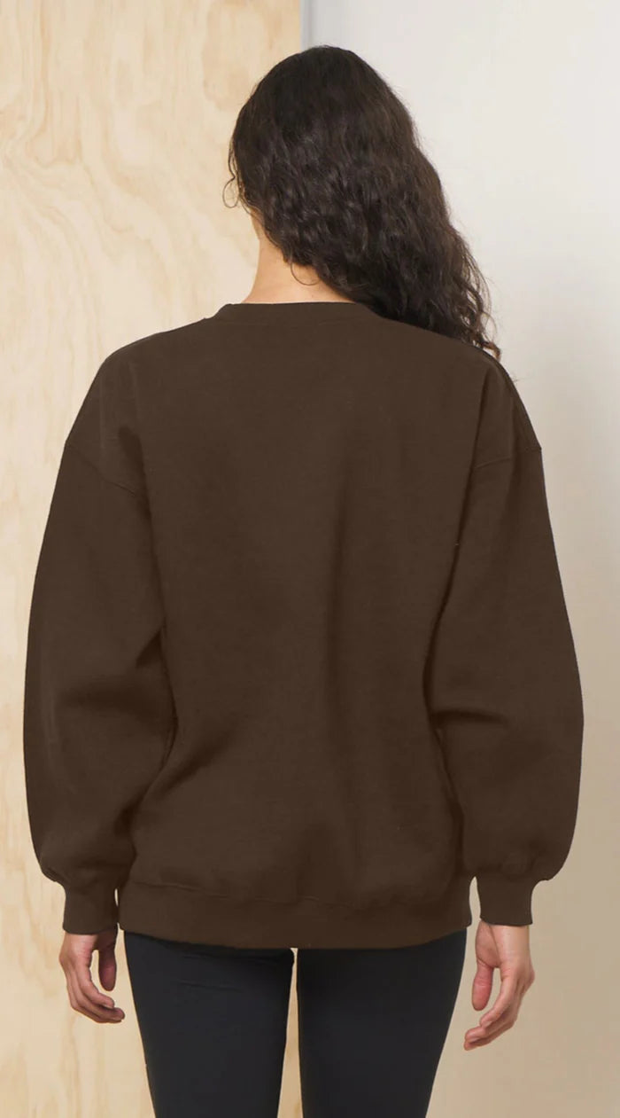 Chocolate Proweave Crewneck Sweatshirt