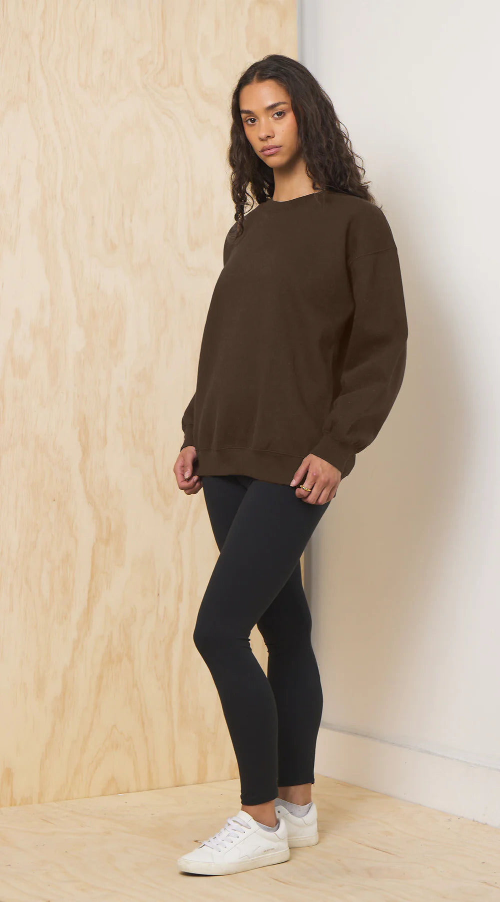 Chocolate Proweave Crewneck Sweatshirt